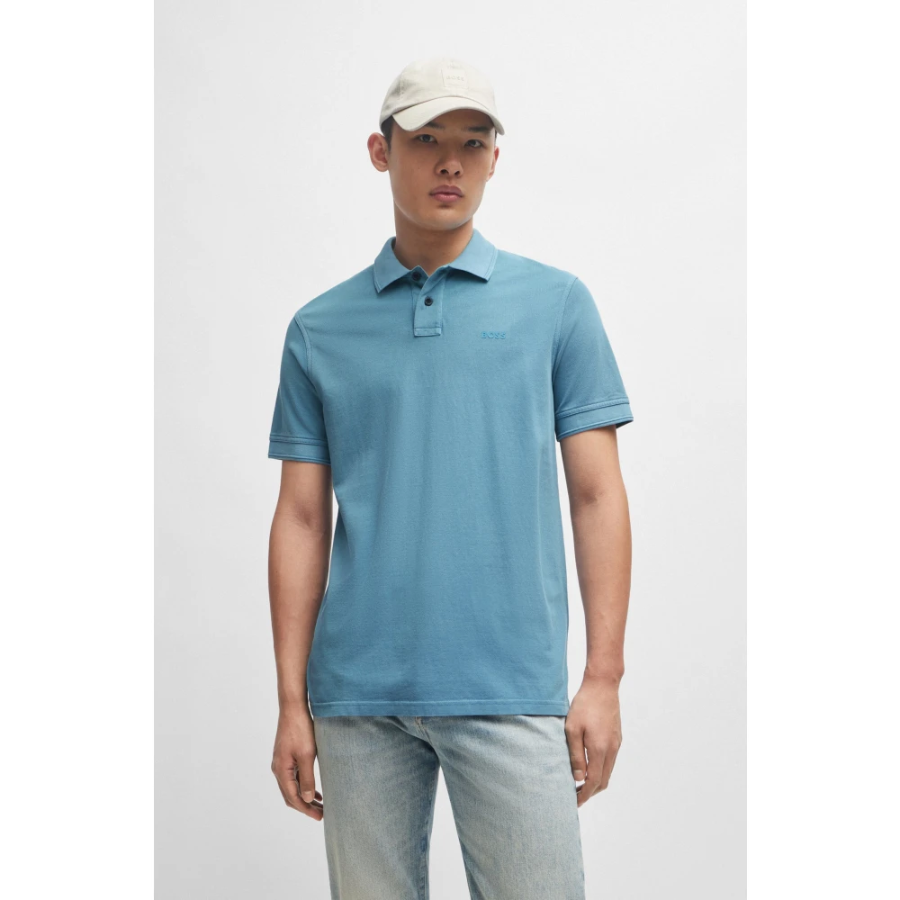 Boss Klassiek Poloshirt Blue Heren