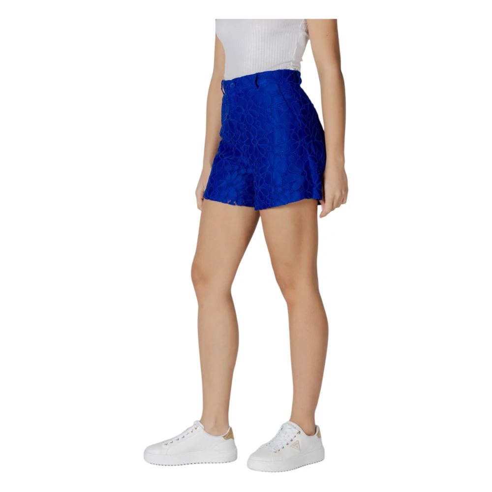 Desigual Polyester Dames Shorts Collectie Blue Dames