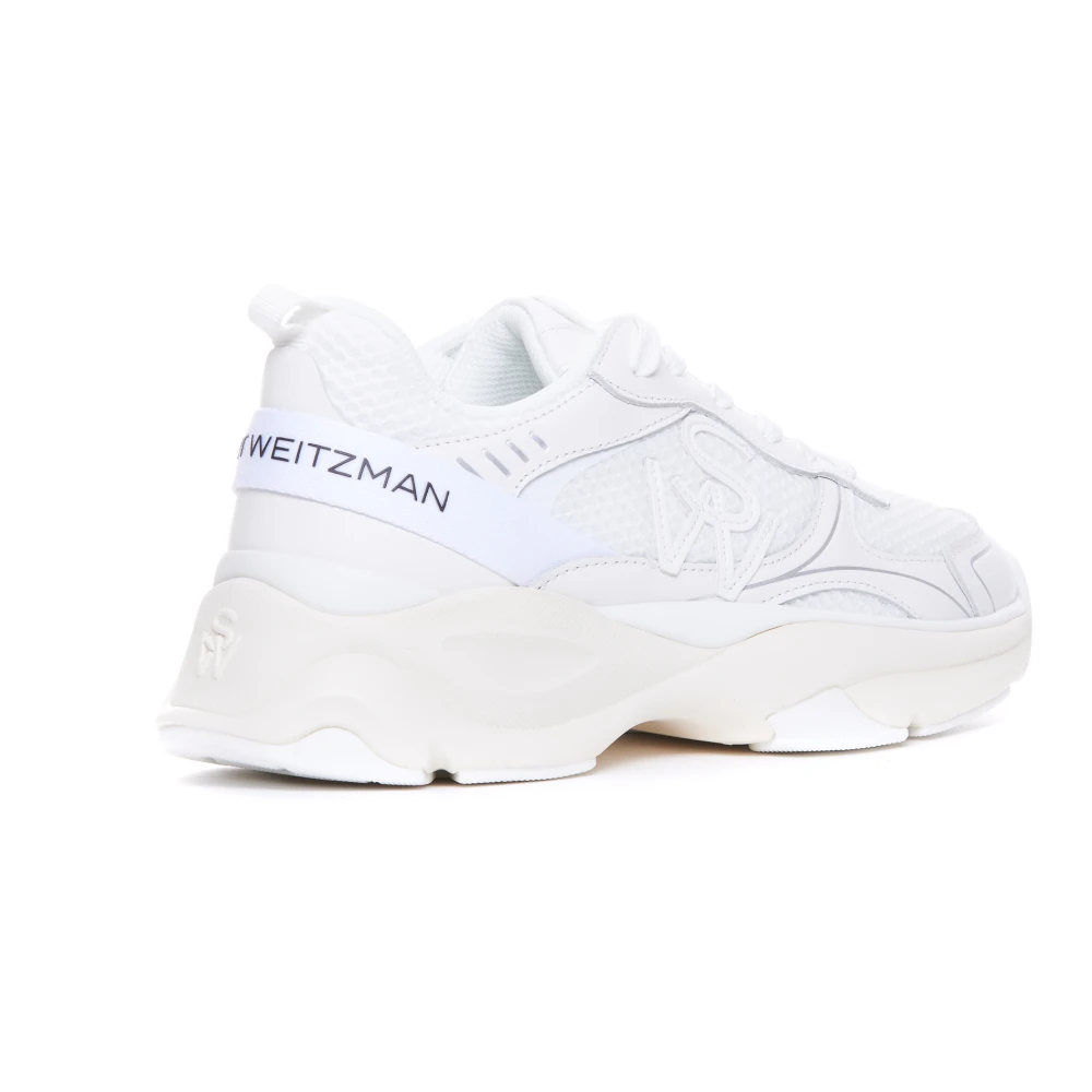 Stuart Weitzman Witte Sneakers voor Vrouwen White Dames