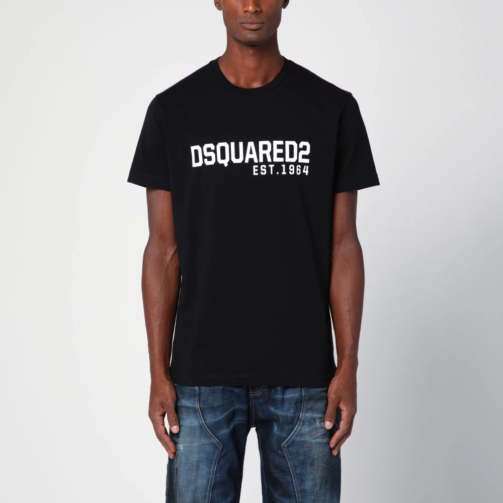 Dsquared2 Korte mouwen ronde hals T-shirt Black Heren