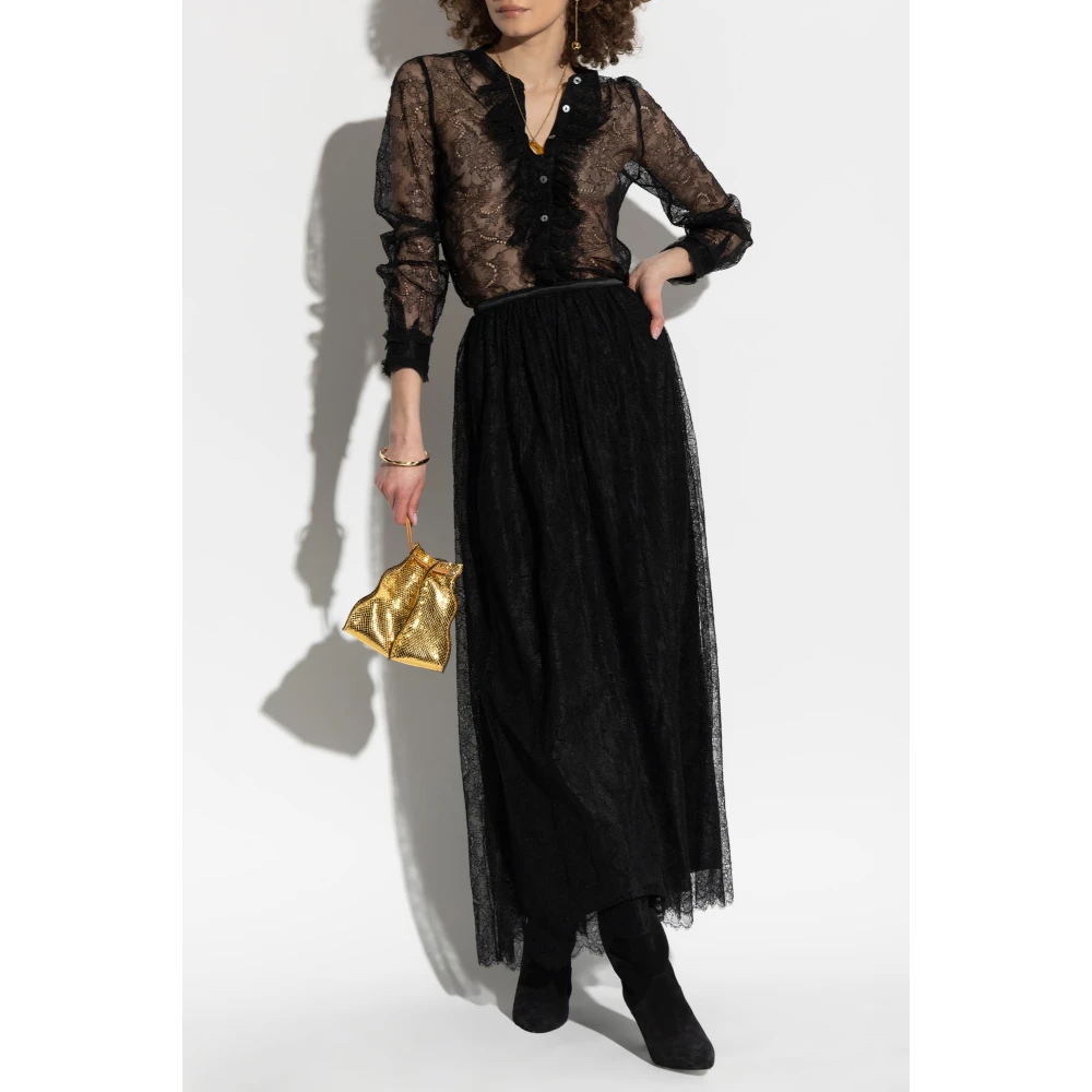 Ulla Johnson Kanten rok Amelie Black Dames
