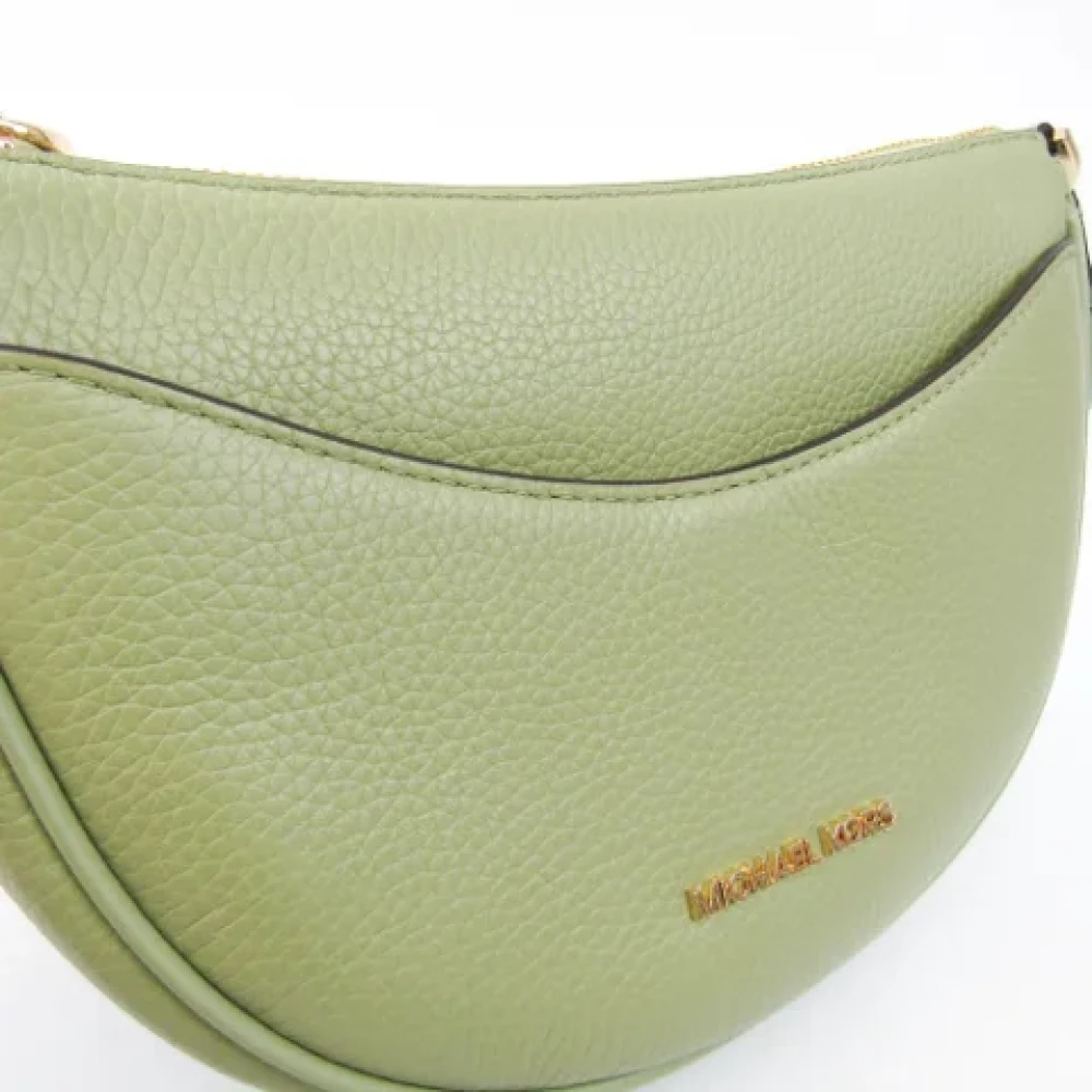 Michael Kors Pre-owned Leather shoulder-bags Green Dames
