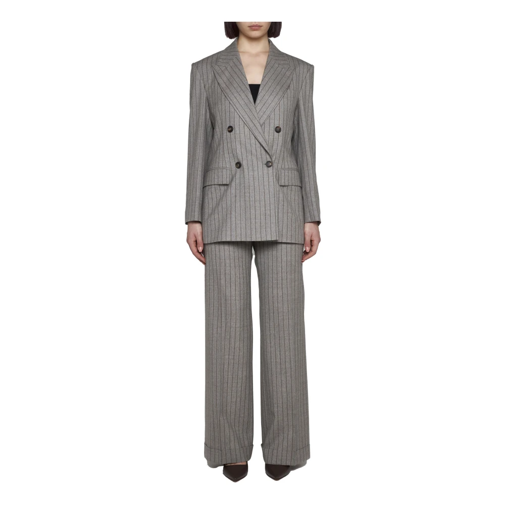 BRUNELLO CUCINELLI Elegante Herenbroek Gray Dames