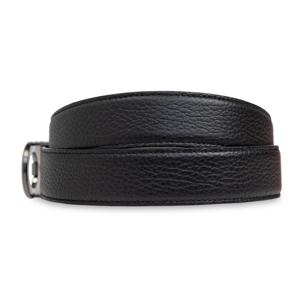 Salvatore Ferragamo Reversibele Riem Black Heren