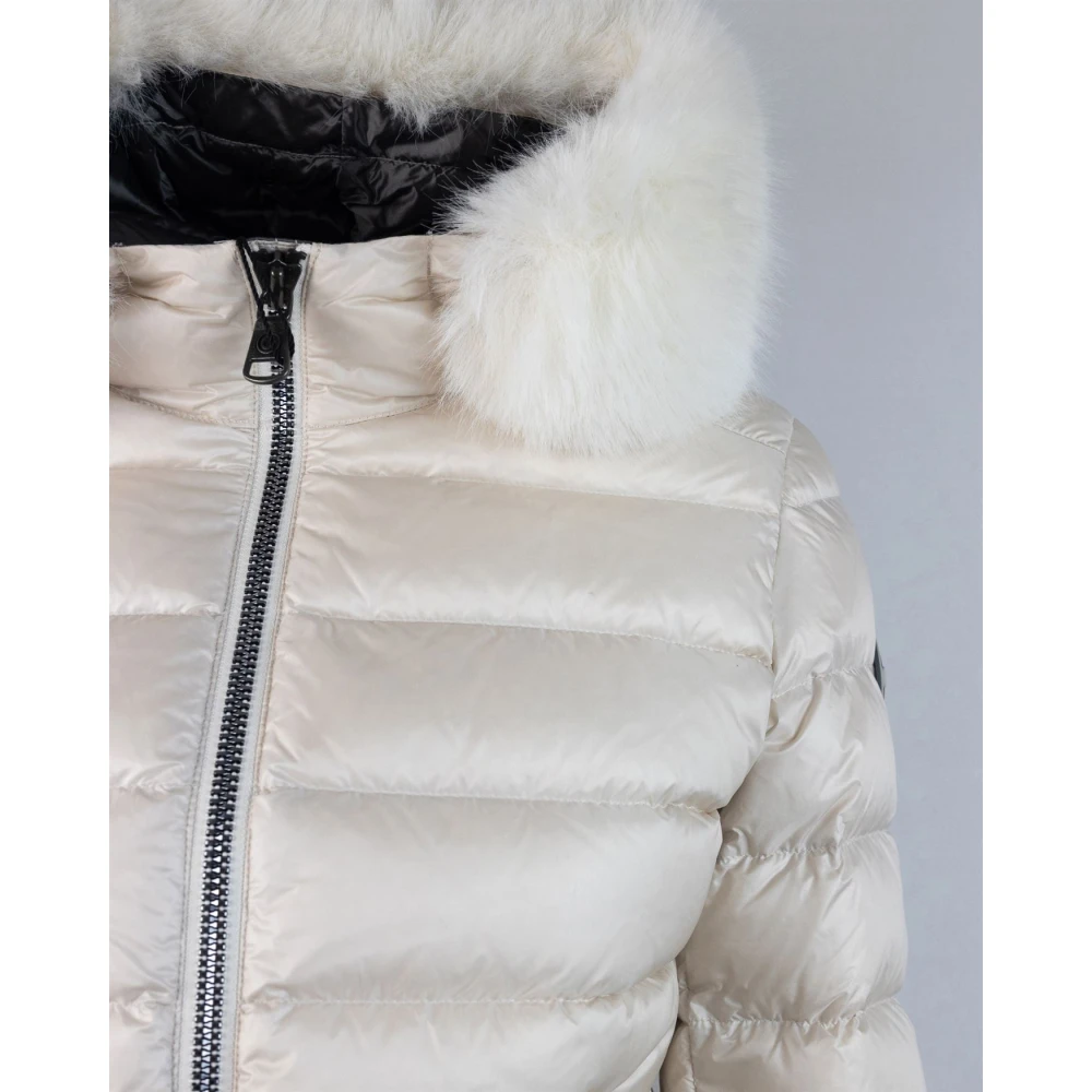 Colmar Witte Winter Rits Hoodie Jas White Dames