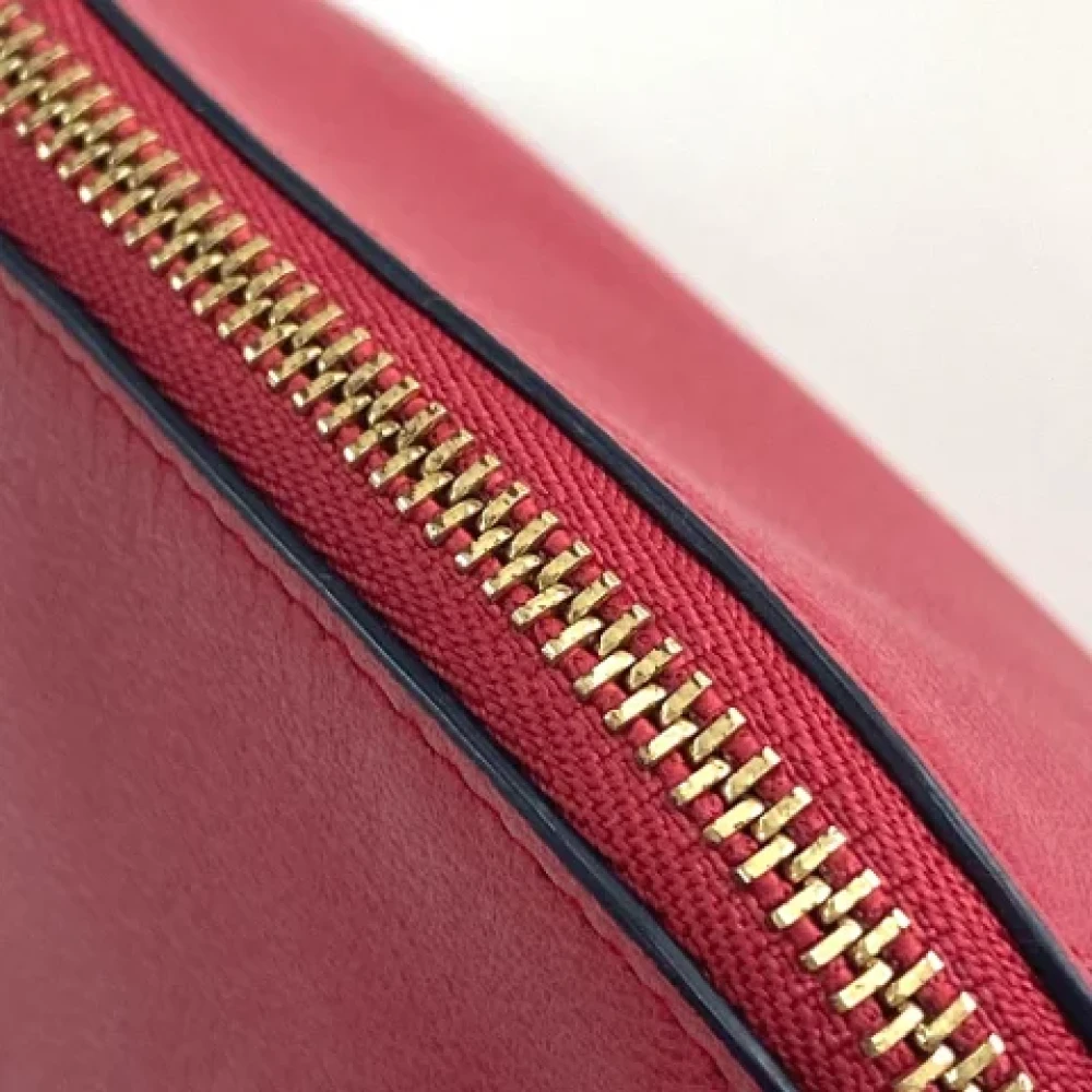 Loewe Pre-owned Leather pouches Red Dames