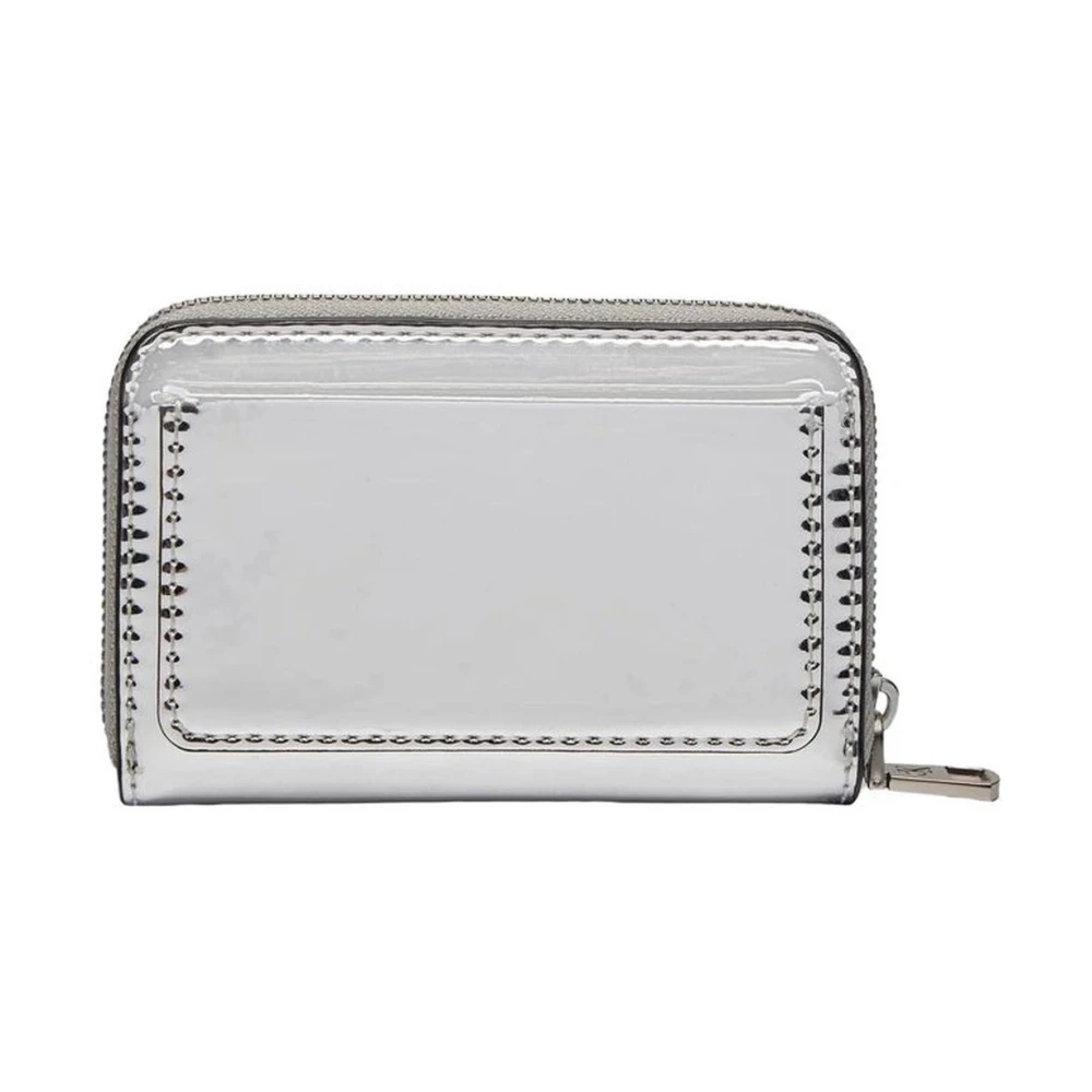 Calvin Klein Jeans Compacte Polyurethaan Kleine Portemonnee Collectie Gray Dames