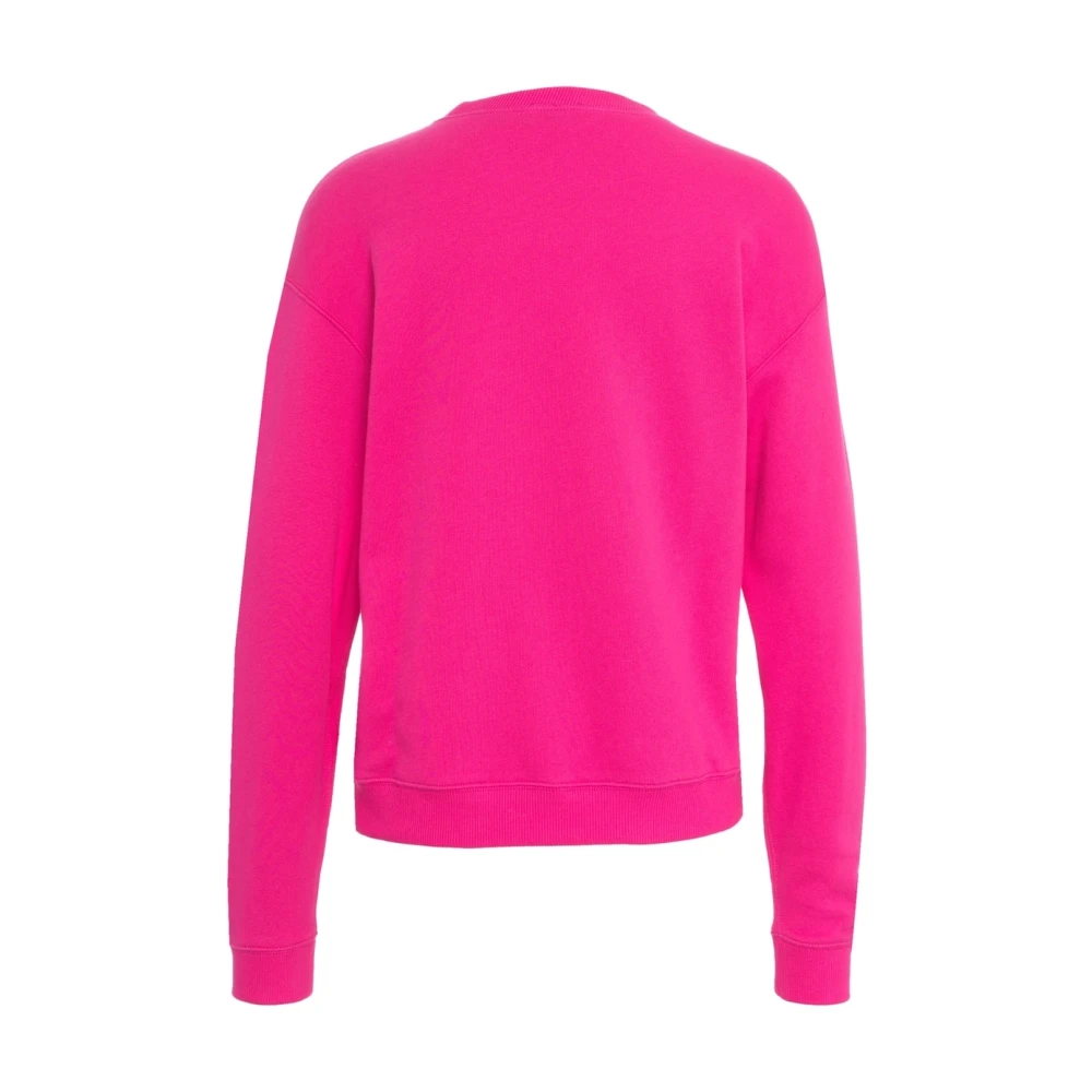 Polo Ralph Lauren Roze Sweatshirt met Logo Borduurwerk Pink Dames