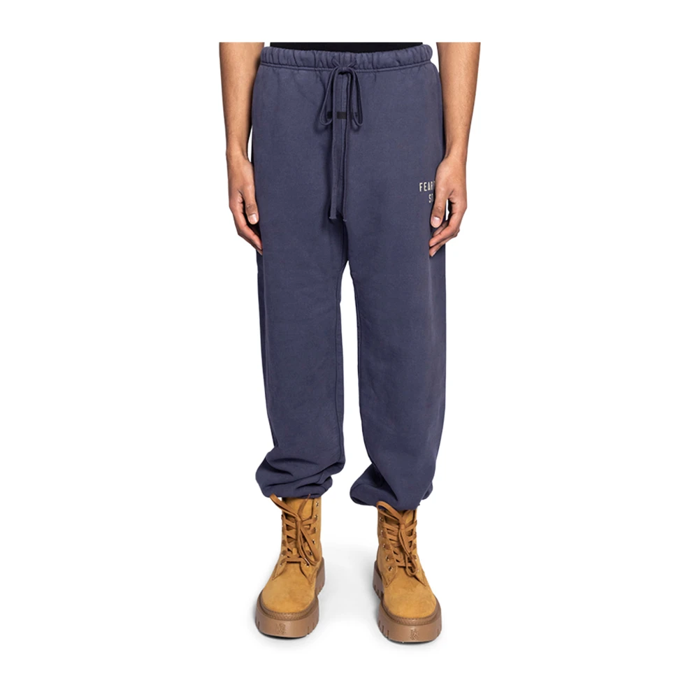 Fear Of God Essentiële Fleece Sweatpant Marine Blue Heren