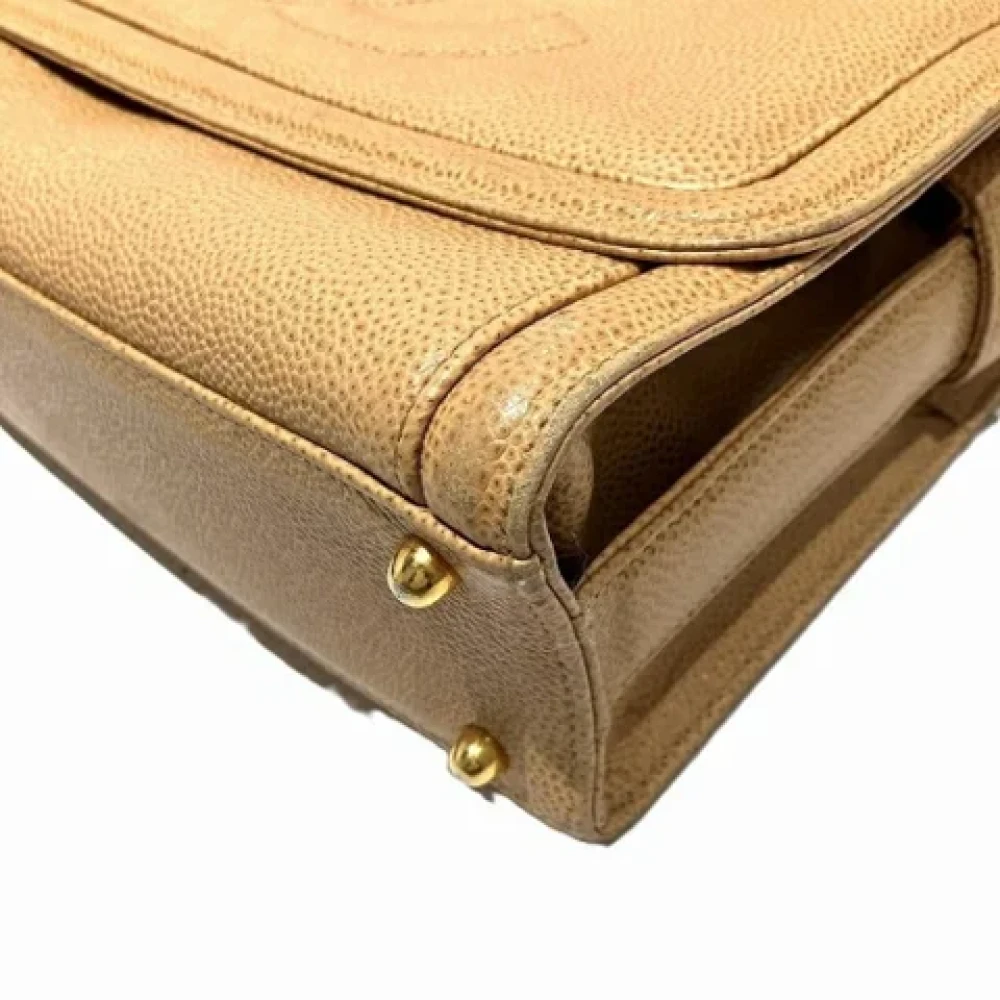 Chanel Vintage Pre-owned Leather chanel-bags Brown Dames