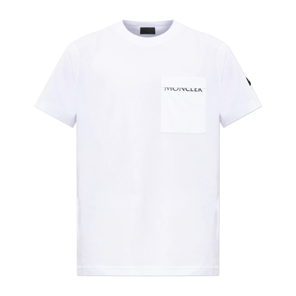 Moncler Logo Cotton Jersey T-Shirt Men da Size: M - Immagine 2