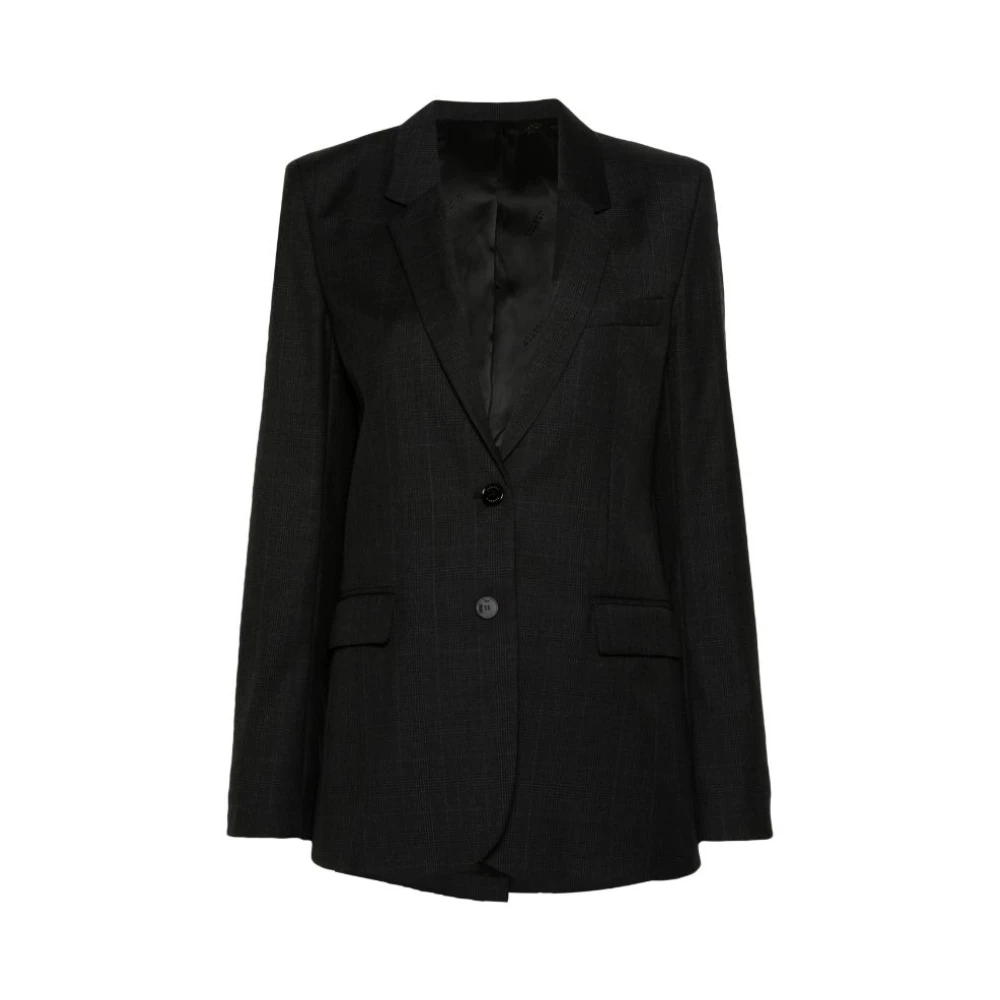 Isabel marant Geruite Anthracite Lesandre Blazer Black Dames