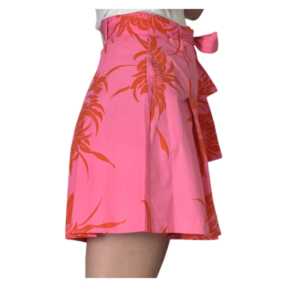 pinko Bloemen Sereno Shorts Multicolor Dames
