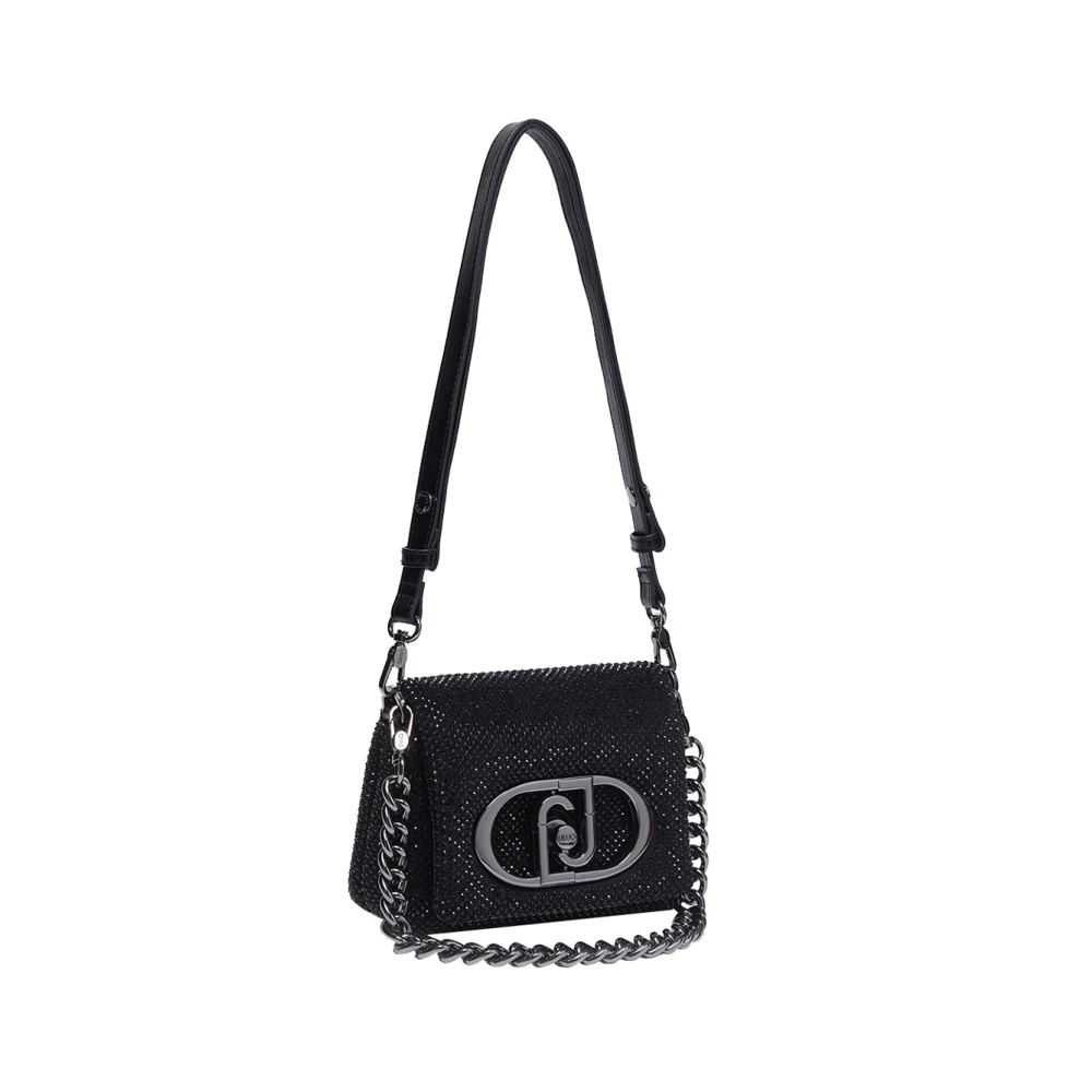 Liu Jo Zwarte Schoudertas Elegant Modern Black Dames