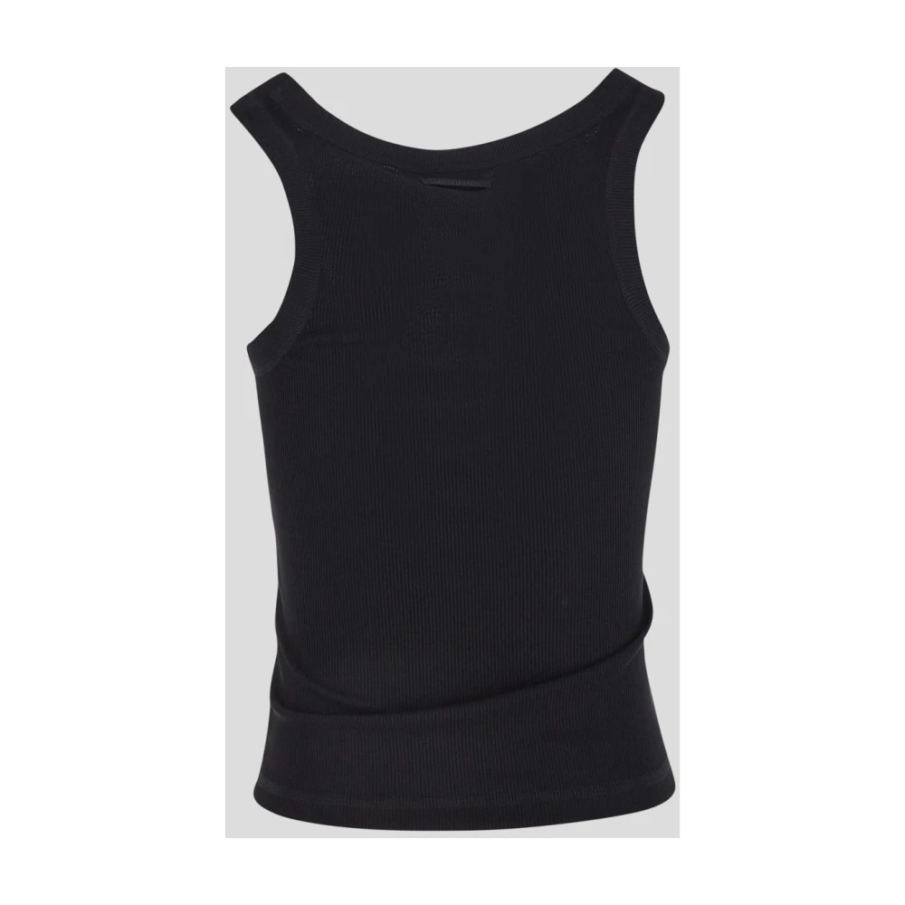Jacquemus Gros Grain Katoenen Hemd Black Dames