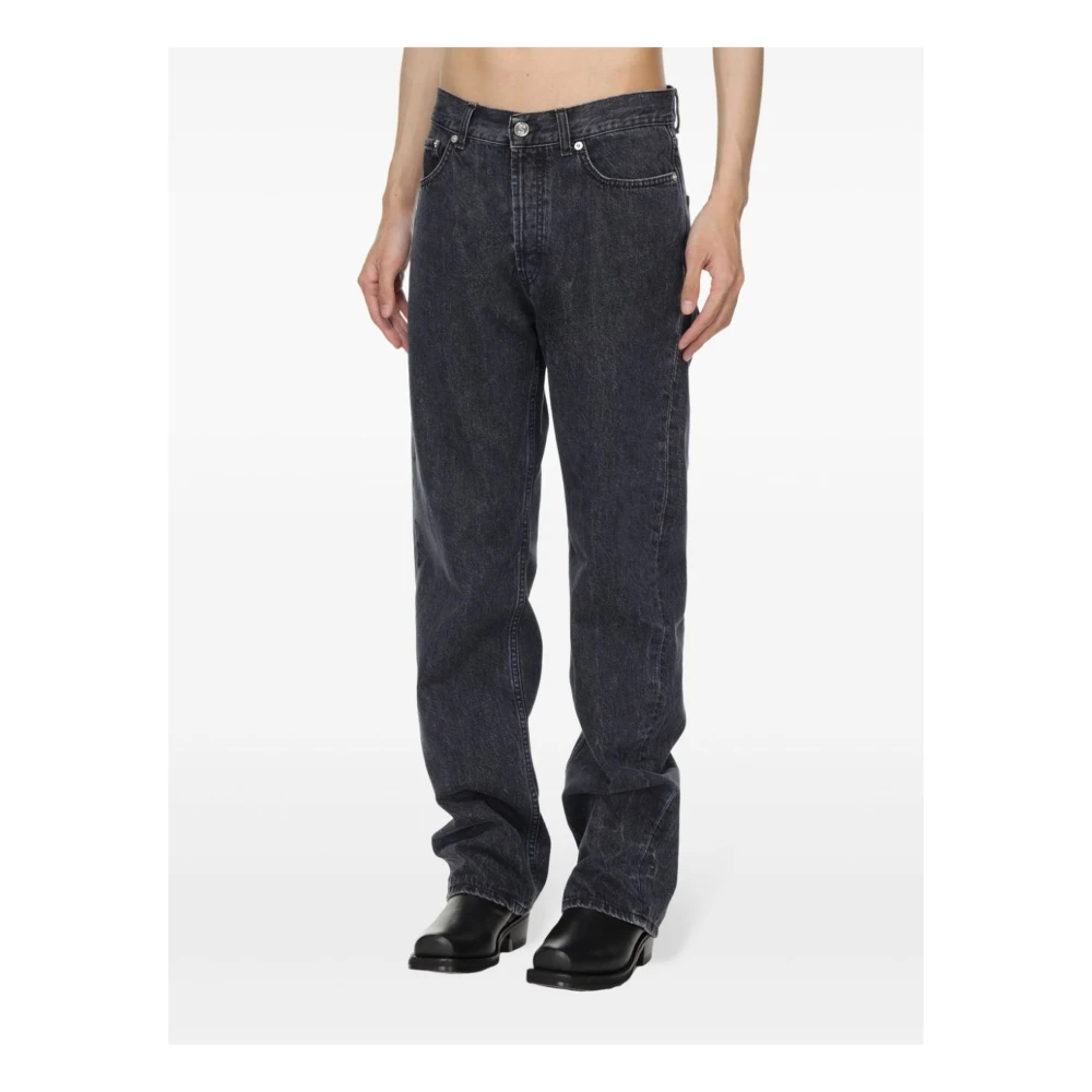 Séfr Bruine Melange Jas Knoopsluiting Lange Mouw Brown Heren