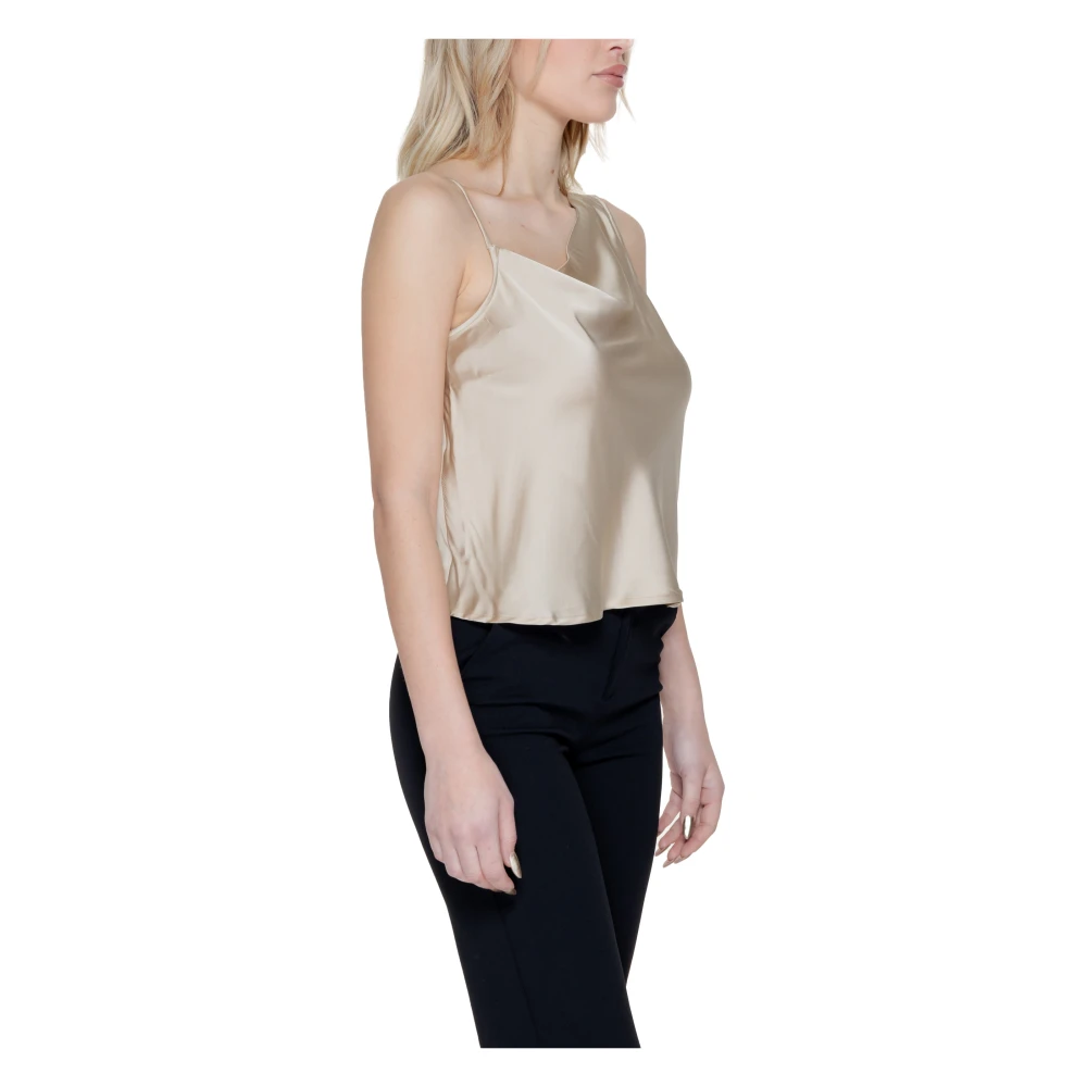 Only Nathalie Singlet Lente Zomer Collectie Yellow Dames