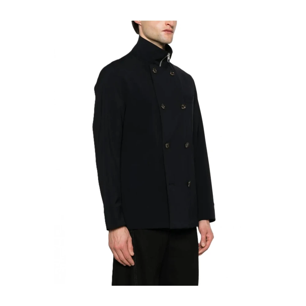 Montecore Polyester Puffer en Parka Jassen Blue Heren