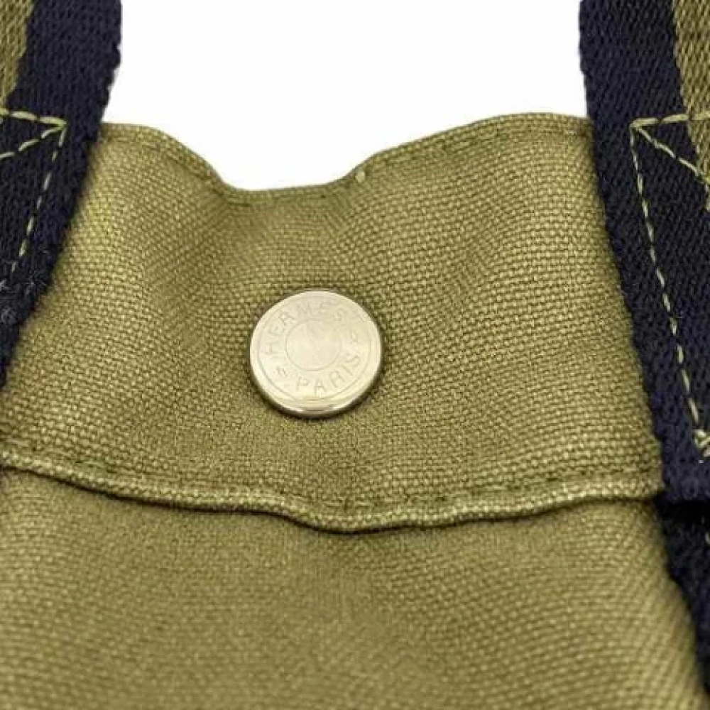 Hermès Vintage Pre-owned Canvas totes Green Dames