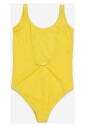 maillot-de-bain-jaune-avec-logo-pour-filles