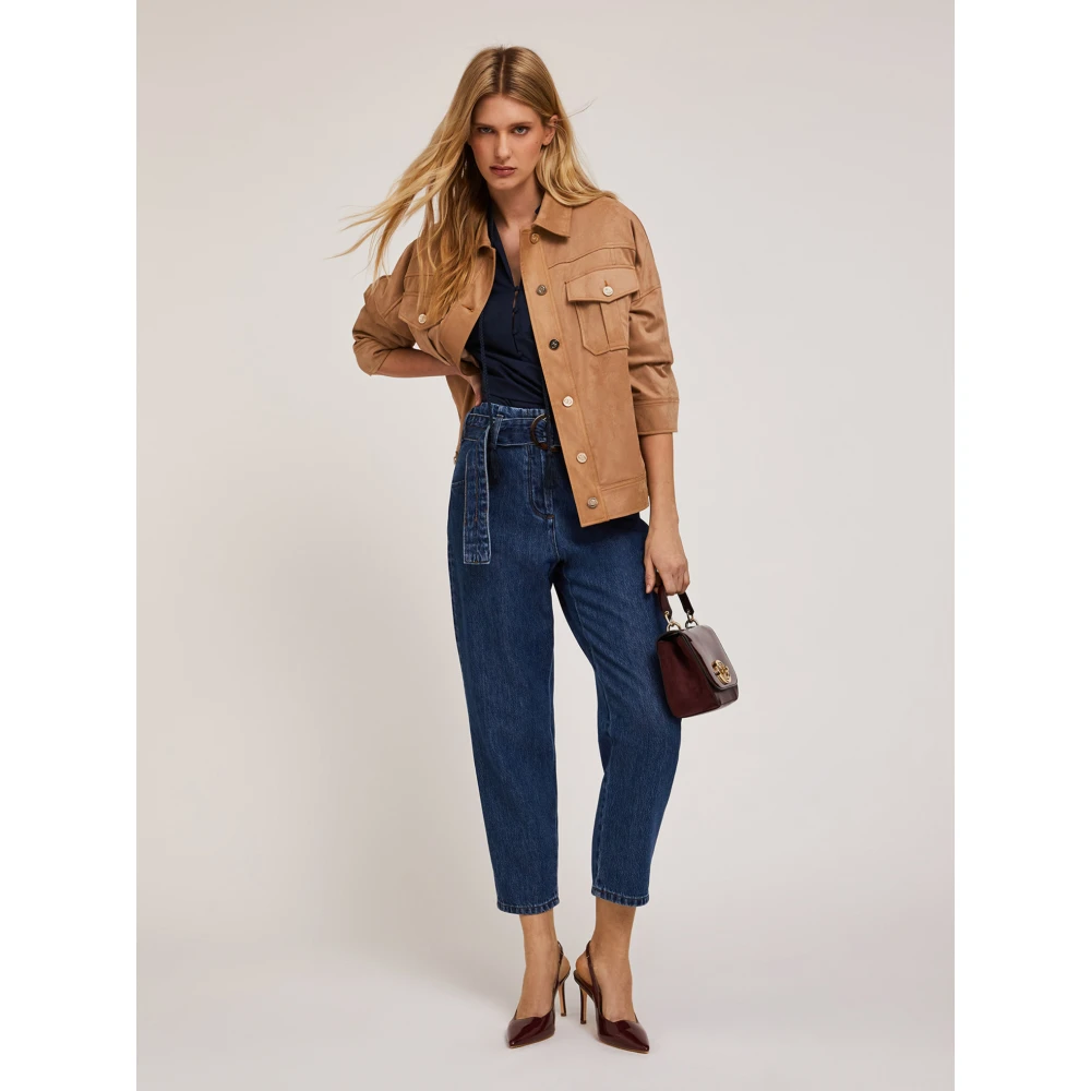 Motivi Jas in suède-look Beige Dames
