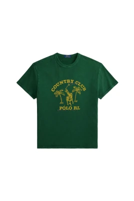 T-shirt med grafiskt tryck och rund hals