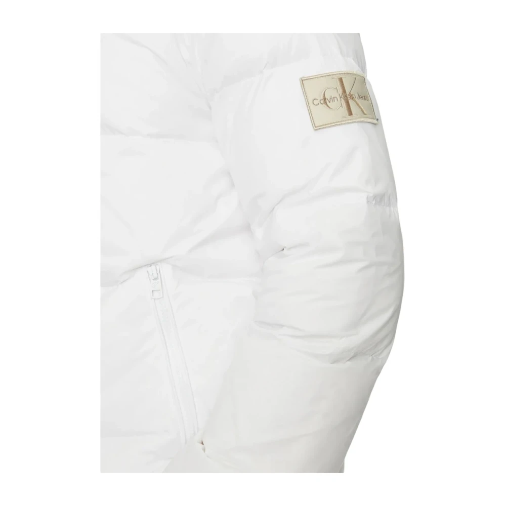 Calvin Klein Stijlvolle Jas voor Mannen White Heren