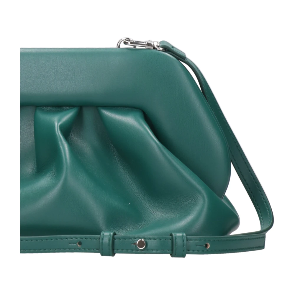 THEMOIRè Elegante veganistische stoffen clutch Green Dames