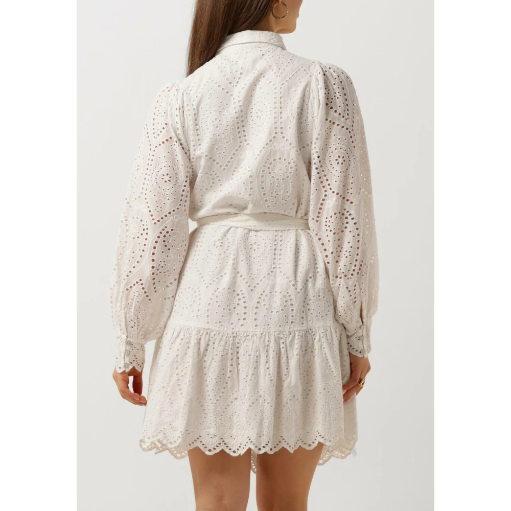 Y.A.S Witte Geriemde Mini Jurk White Dames