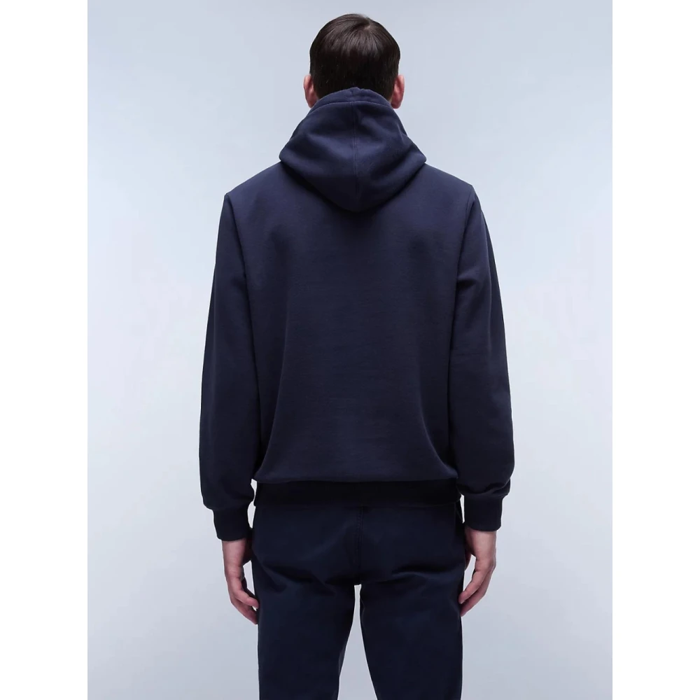 Napapijri Blauwe Winter Hoodie Trui Blue Heren