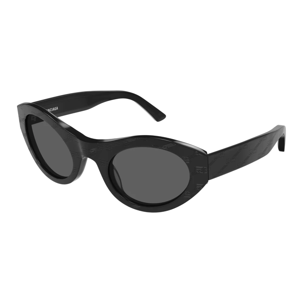 Balenciaga Sunglasses Sportieve Zonnebril met Spiegelglazen Black White Dames