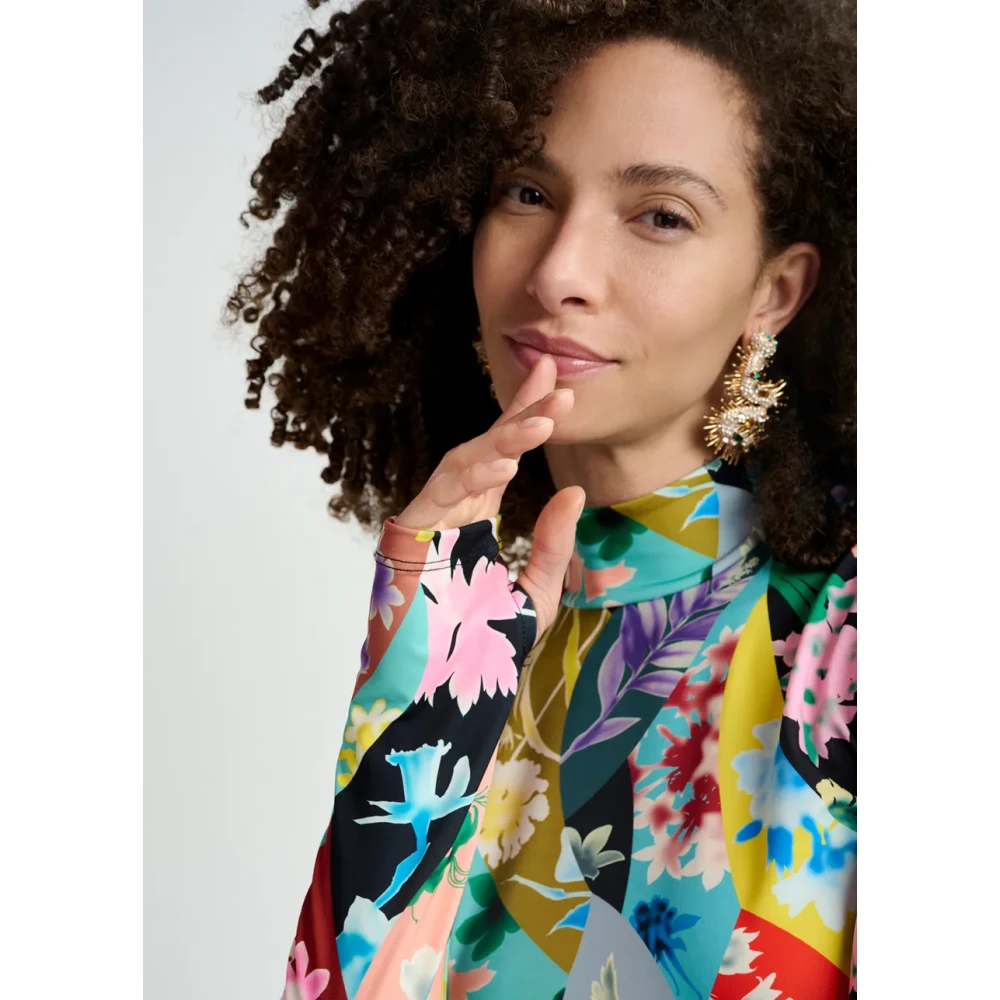 Essentiel Antwerp Gedrukte Top Golobo O Multicolor Dames