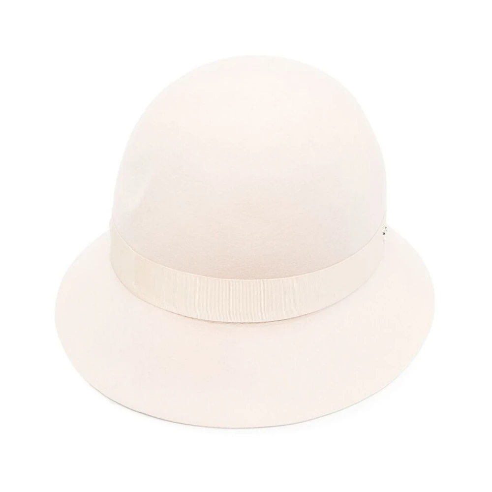 Helen Kaminski Elegant filt solhatt Beige, Dam