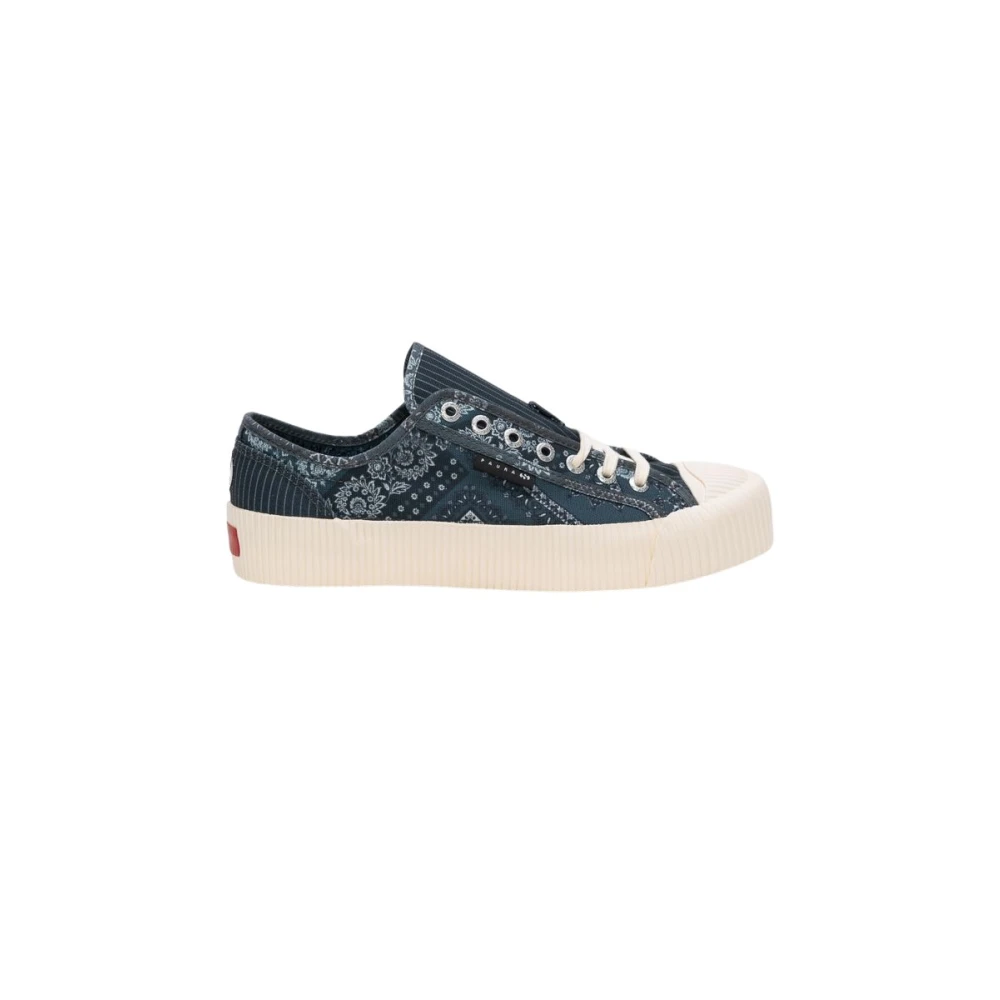 Superga Gedessineerde Sneakers Samenwerking door Paura Heren Schoenen Blauw