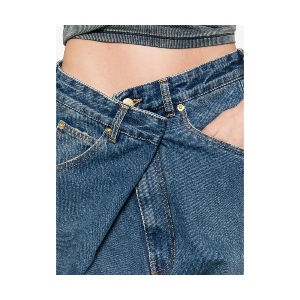 Darkpark Imperial Blue Jeans met Klassieke Stijl Blue Dames