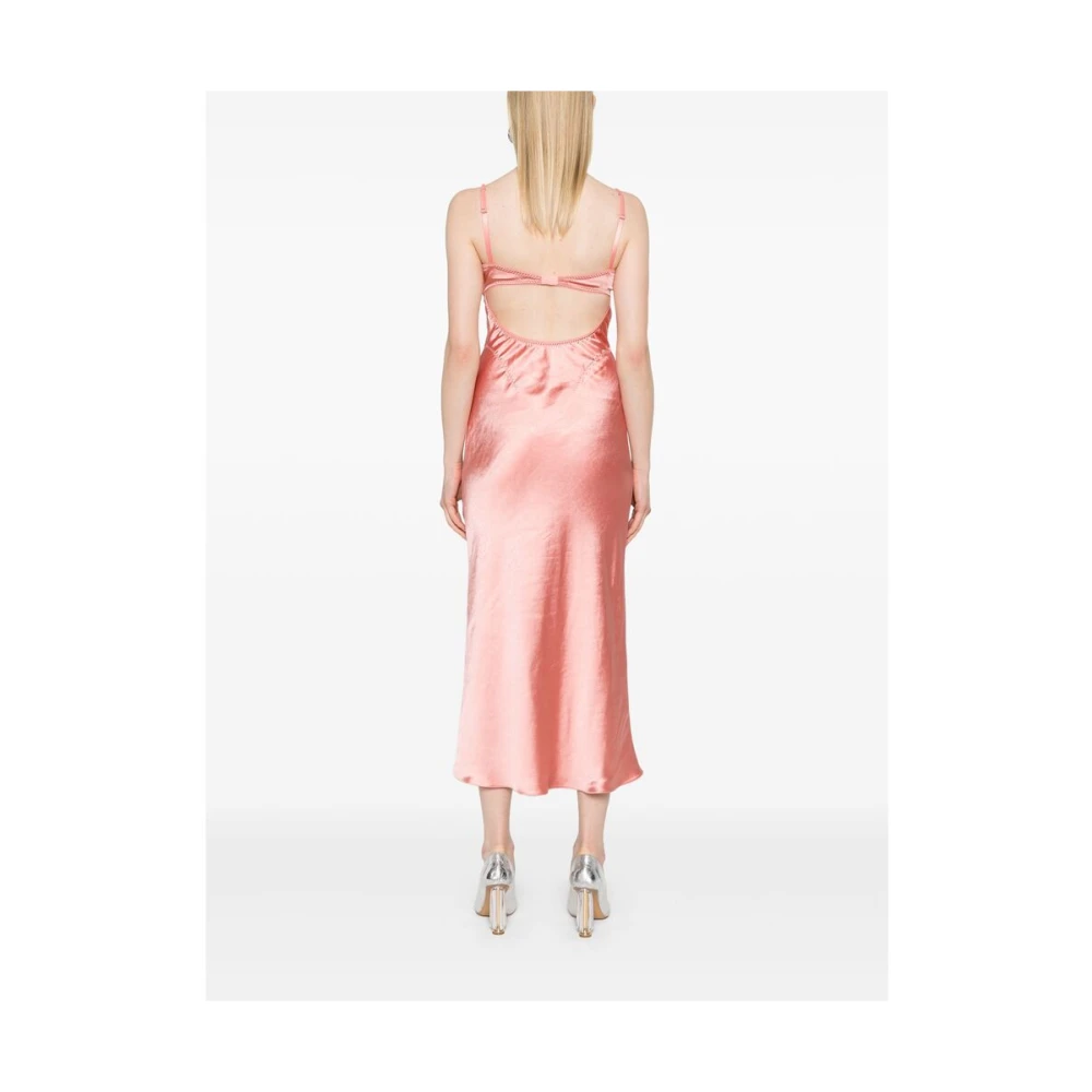 Anna October Perzikroze Bustier Stijl Jurk Pink Dames