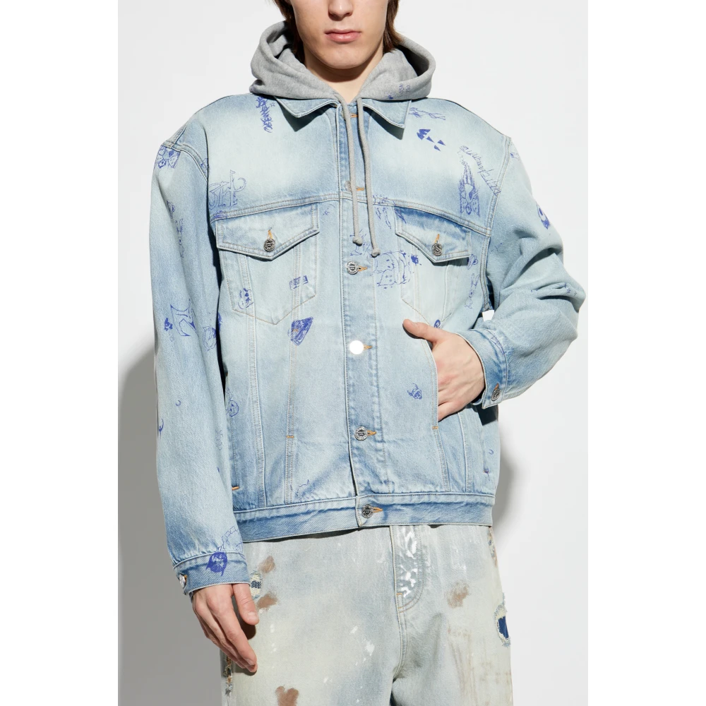 Vetements Denim jas Blue Heren
