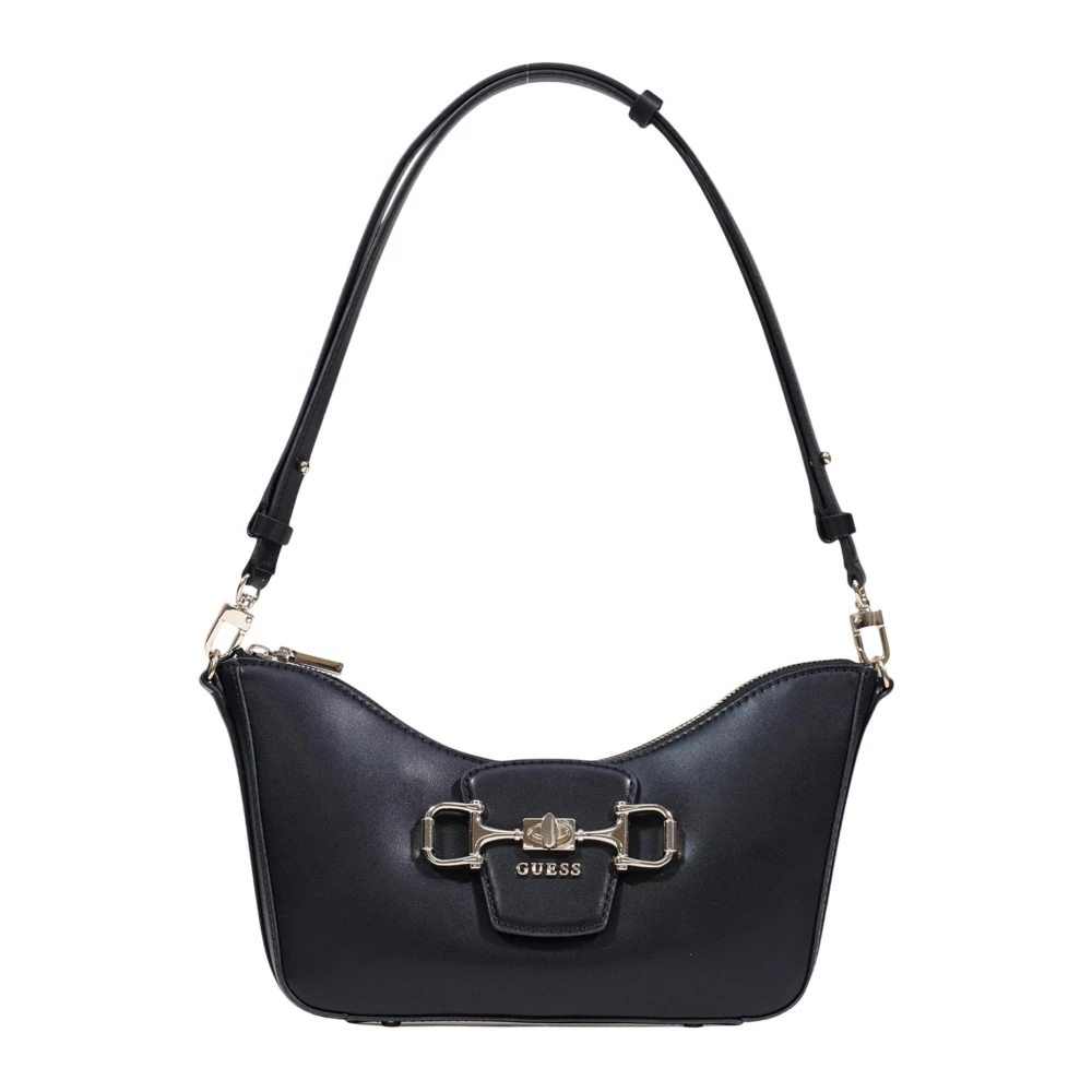 Guess Women's Black Shoulder Bags, One Size, Janie Convertible Shoulder Bag