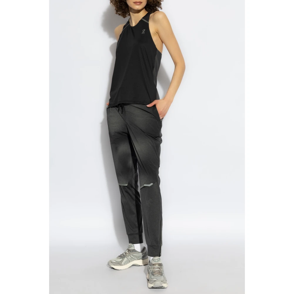 ON Running Trainingsbroek met logo Gray Dames