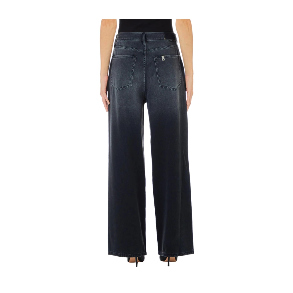 Liu Jo Baggy Wide Leg Jeans voor Vrouwen Blue Dames