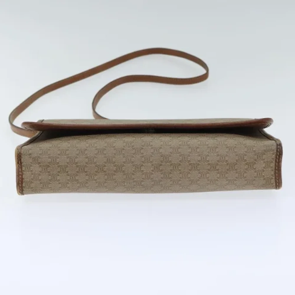 Celine Vintage Pre-owned Canvas celine-bags Beige Dames