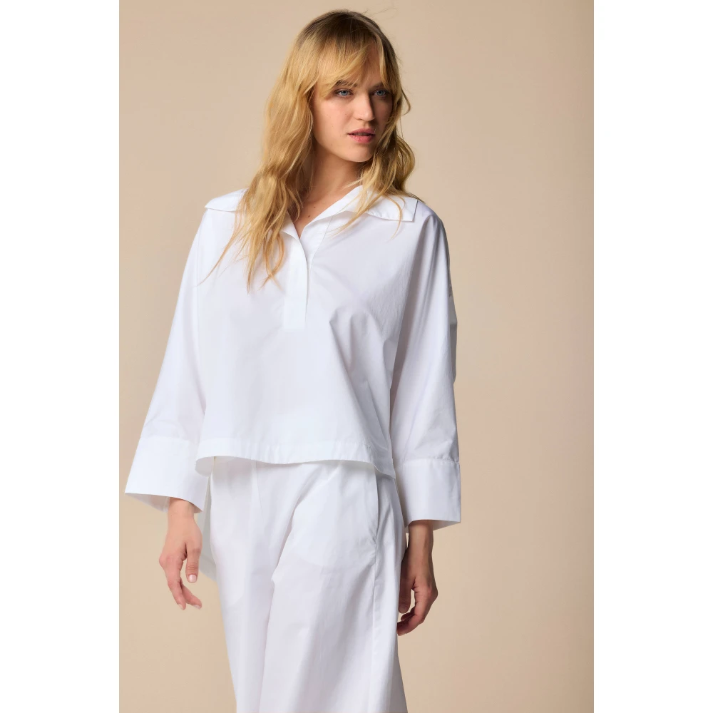 Kocca Stijlvolle Blouses voor Vrouwen White Dames