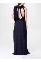 robe-maxi-sans-manches-bleue