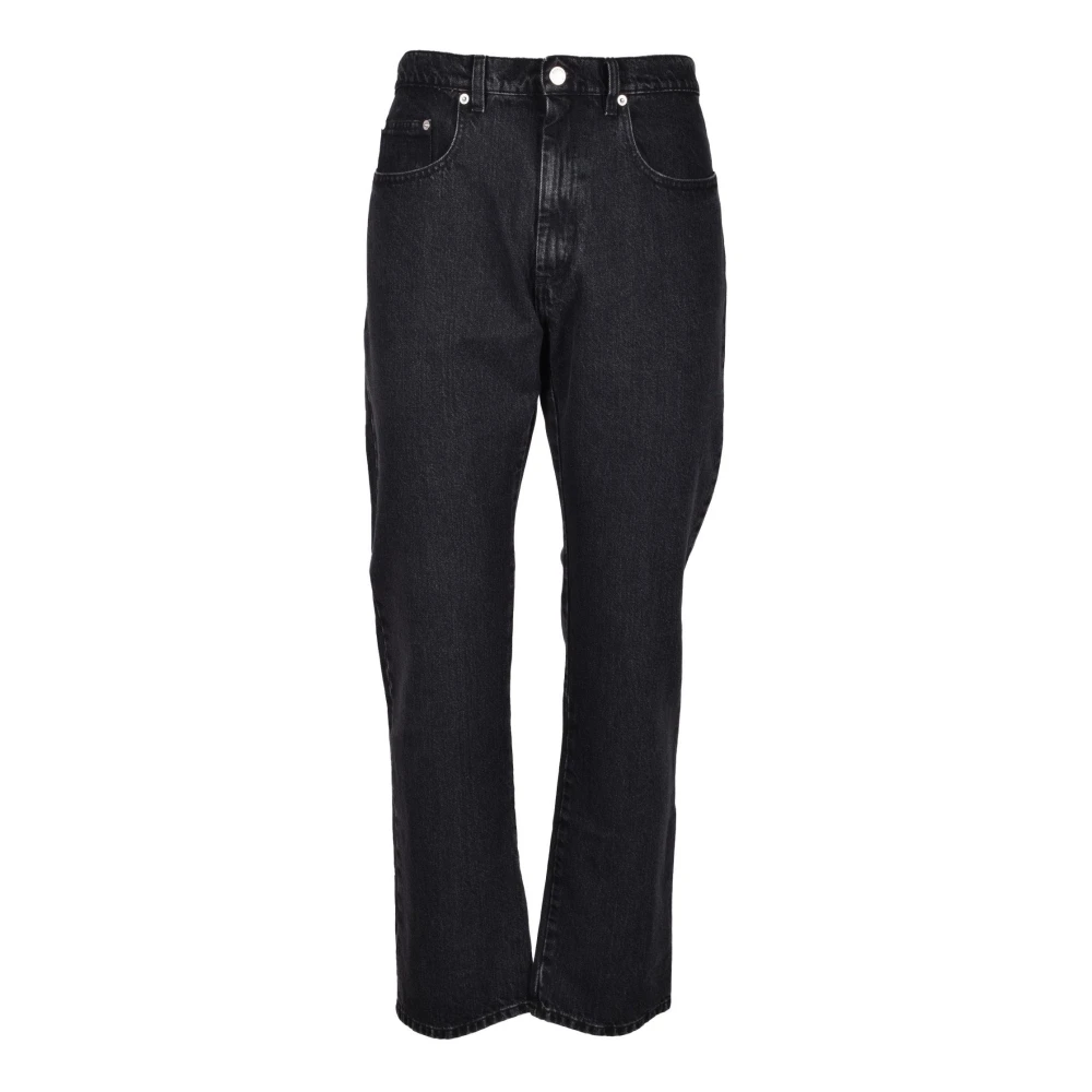 Bally Katoen Denim Jeans Black Heren