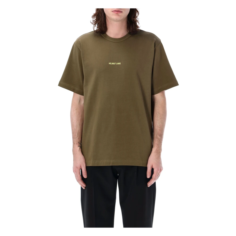 Helmut Lang T-Shirts Green Heren