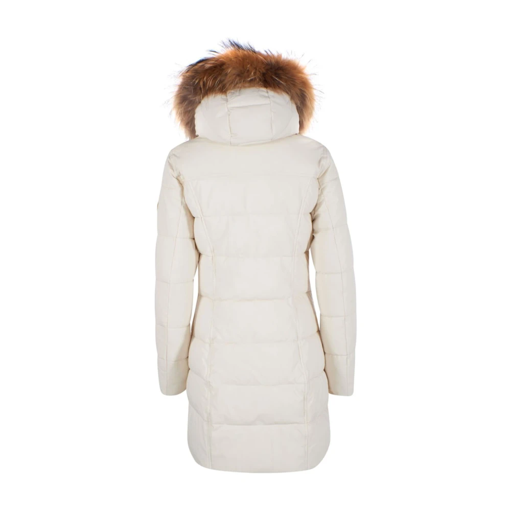 YES ZEE Ivory Parka voor Dames Beige Dames