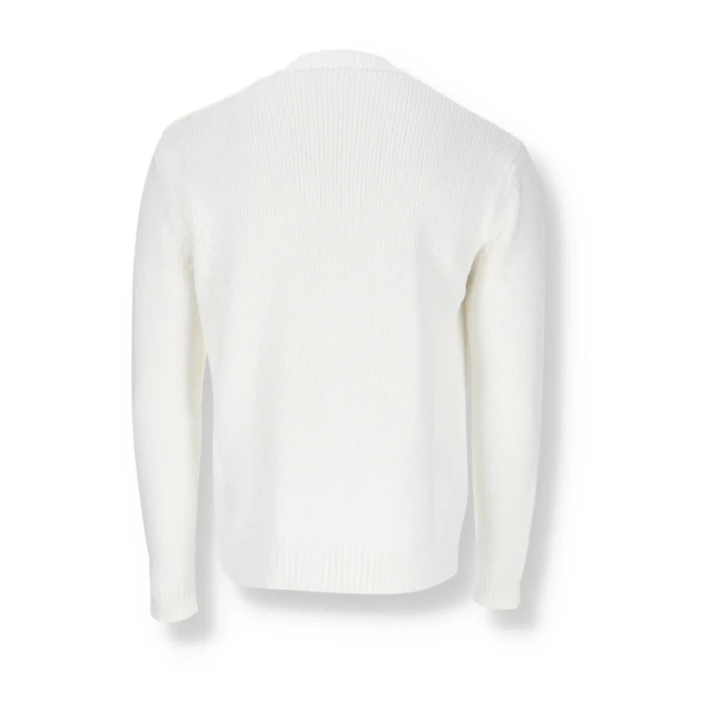 Balmain Katoenen trui met logo White Heren