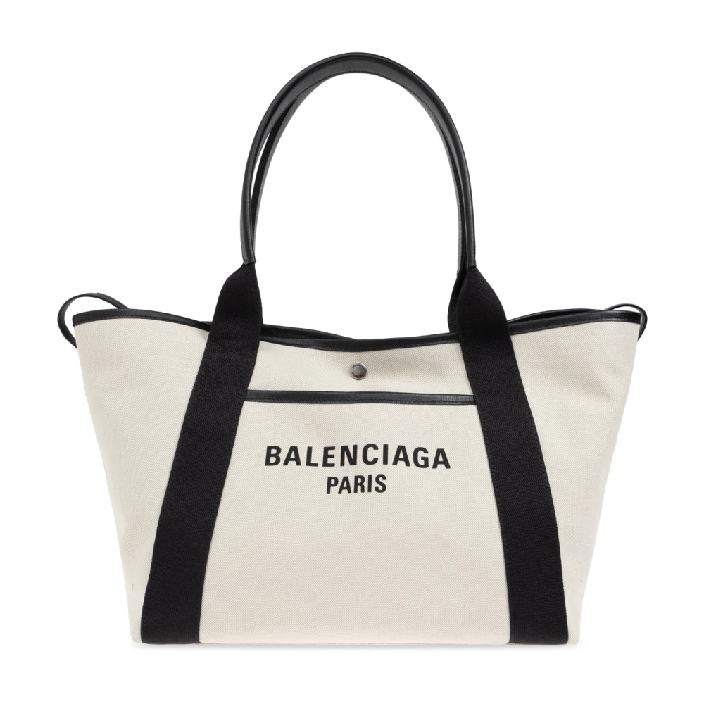 Balenciaga Women's Beige Bag 'Biarritz Medium' Type 'Shopper'