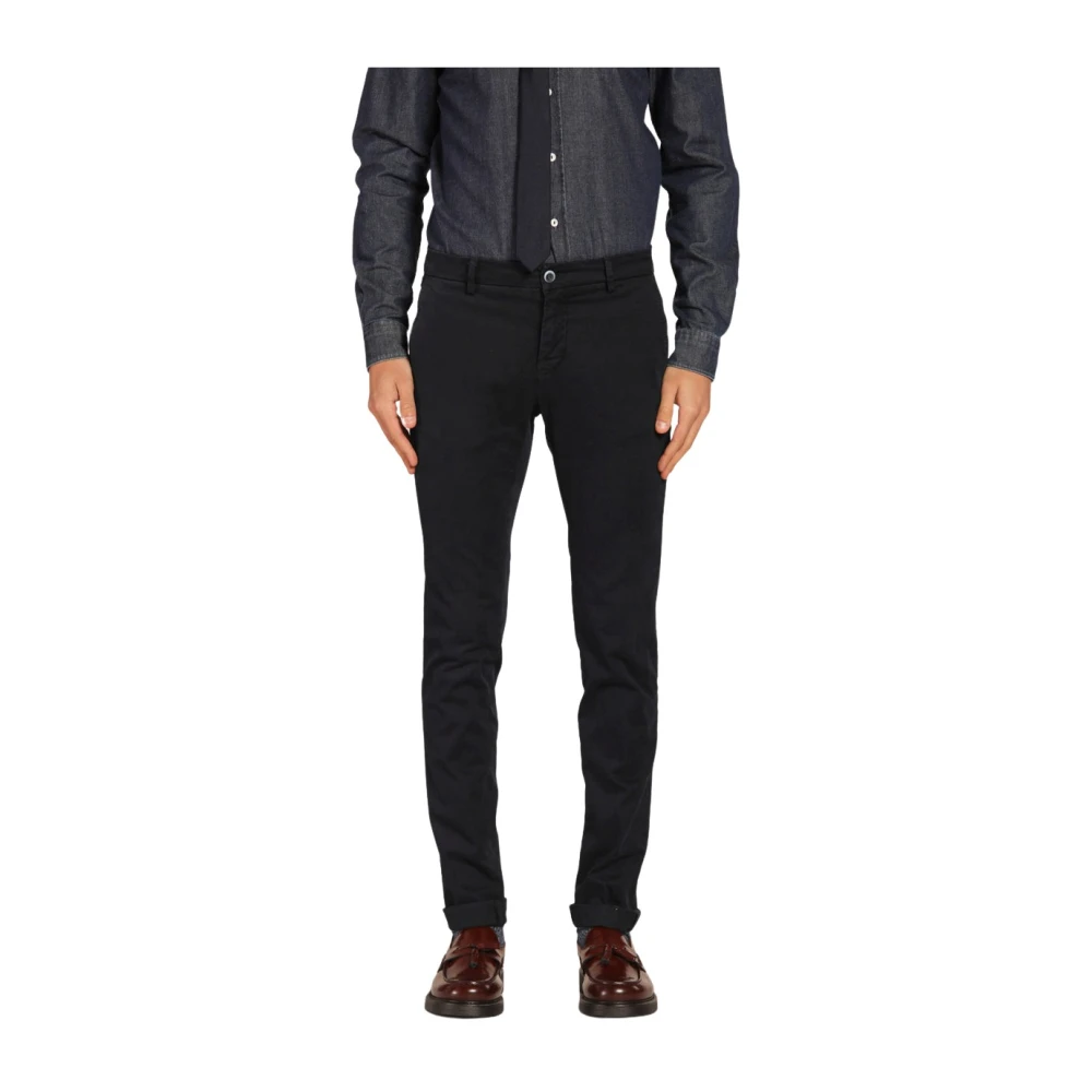 Mason's Milano Style Heren Chino Broek Blue Heren