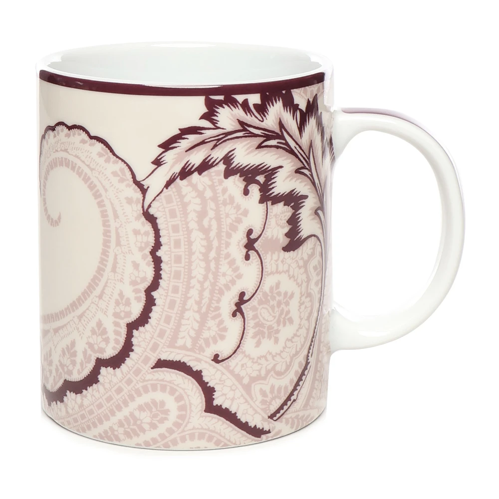 ETRO Wit Porselein Borcella Mok White Unisex